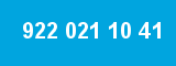 922 021 10 41